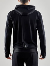 Craft Trainingsjacke Evolve Hood - strapazierfähige Mid-Layer-Kapuzenjacke aus Stretchmaterial - schwarz Herren